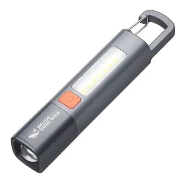 چراغ قوه شارژی اسمایلینگ شارک مدل SD1023 ضدآب با نور مهتابی