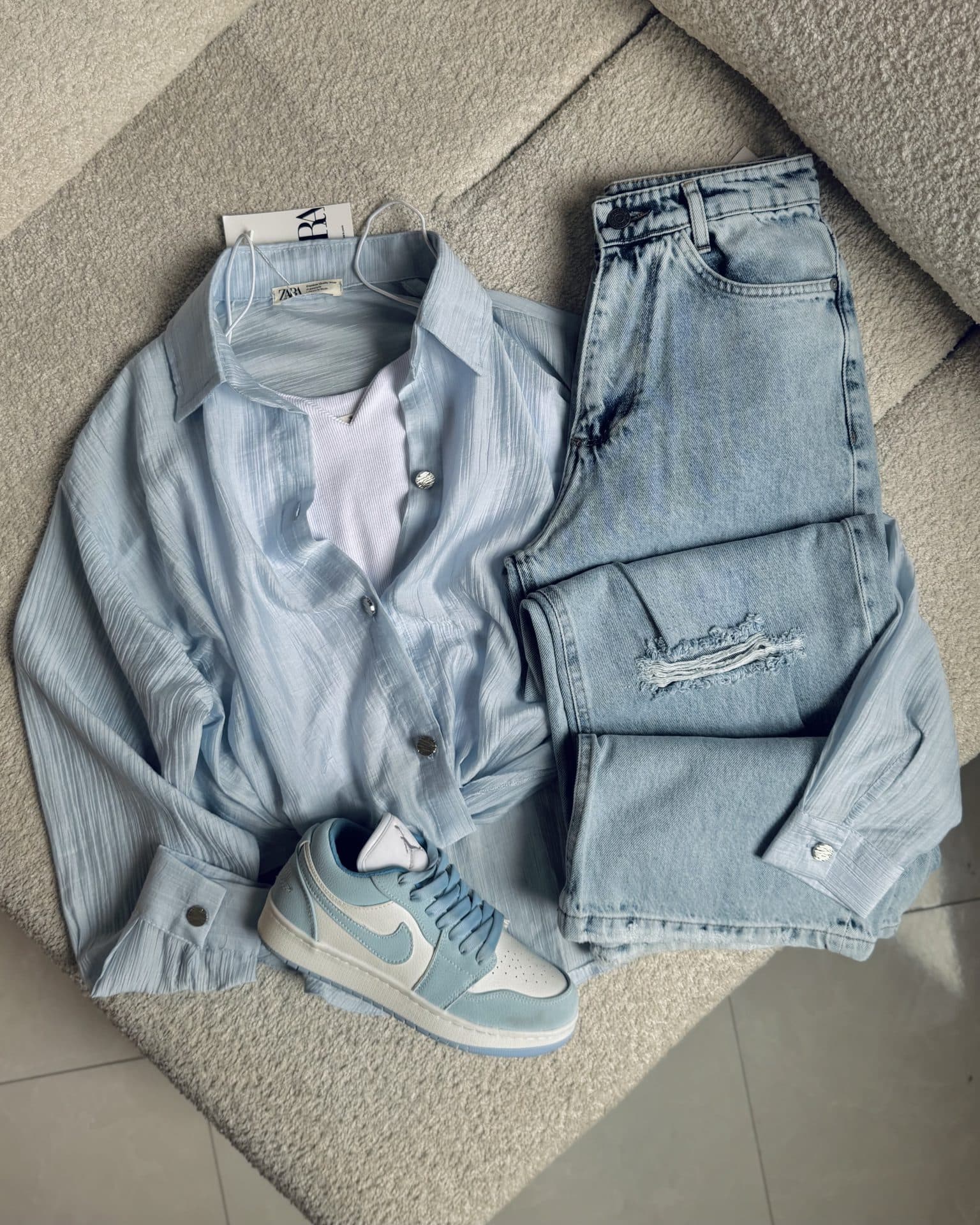 شومیز نخی شیشه ای✨
