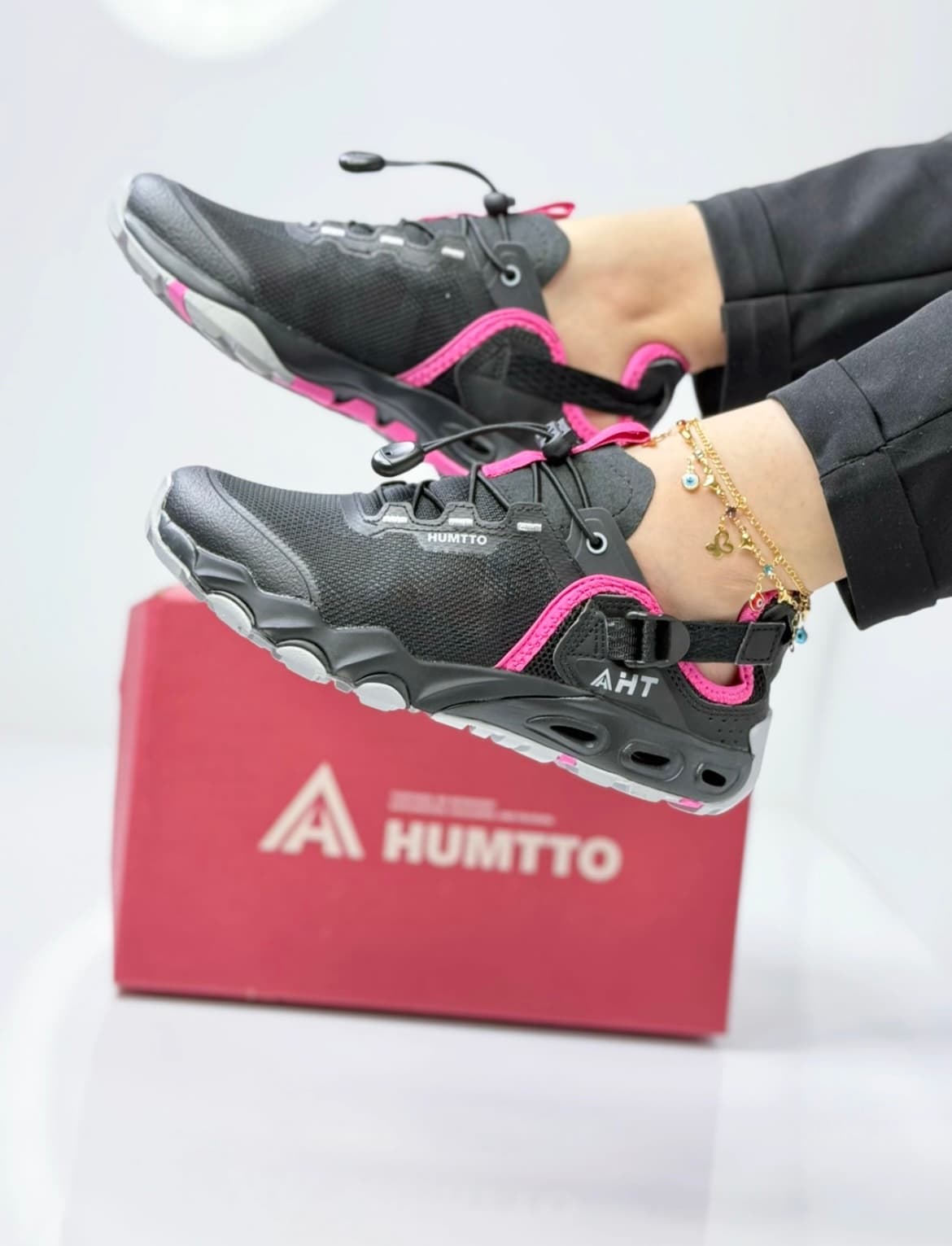 کفش صندل طبیعت گردی زنانه اورجینال هامتو HUMTTO 630551B-3 — تصویر ۳