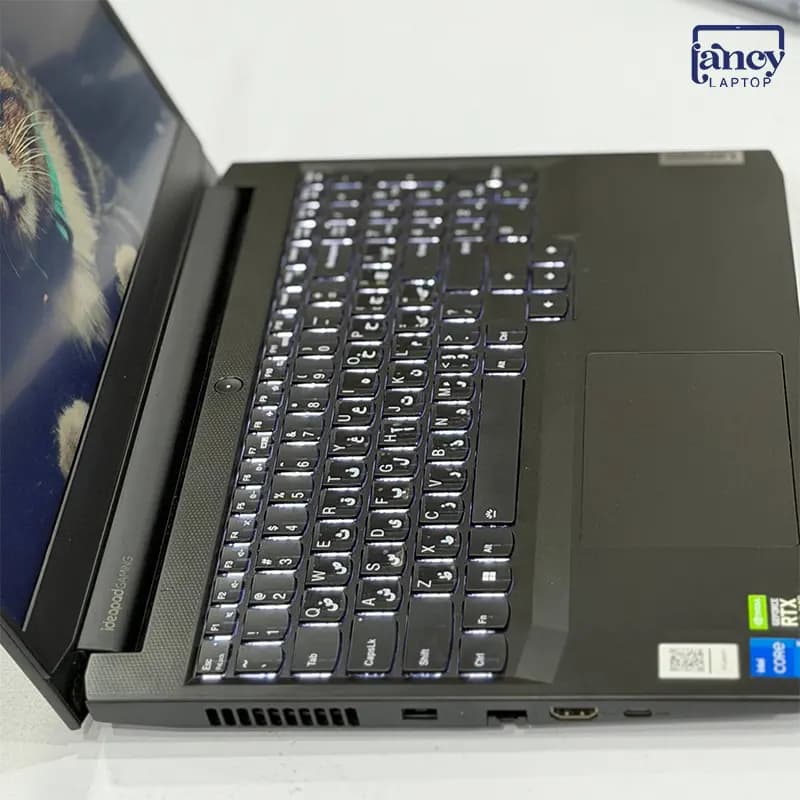 لپ تاپ استوک 15.6 اینچی لنوو IdeaPad Gaming 3 15IHU6 Core i5-11300H 16GB 256GB SSD 1TB HDD RTX 3050 4GB 120Hz — تصویر ۲