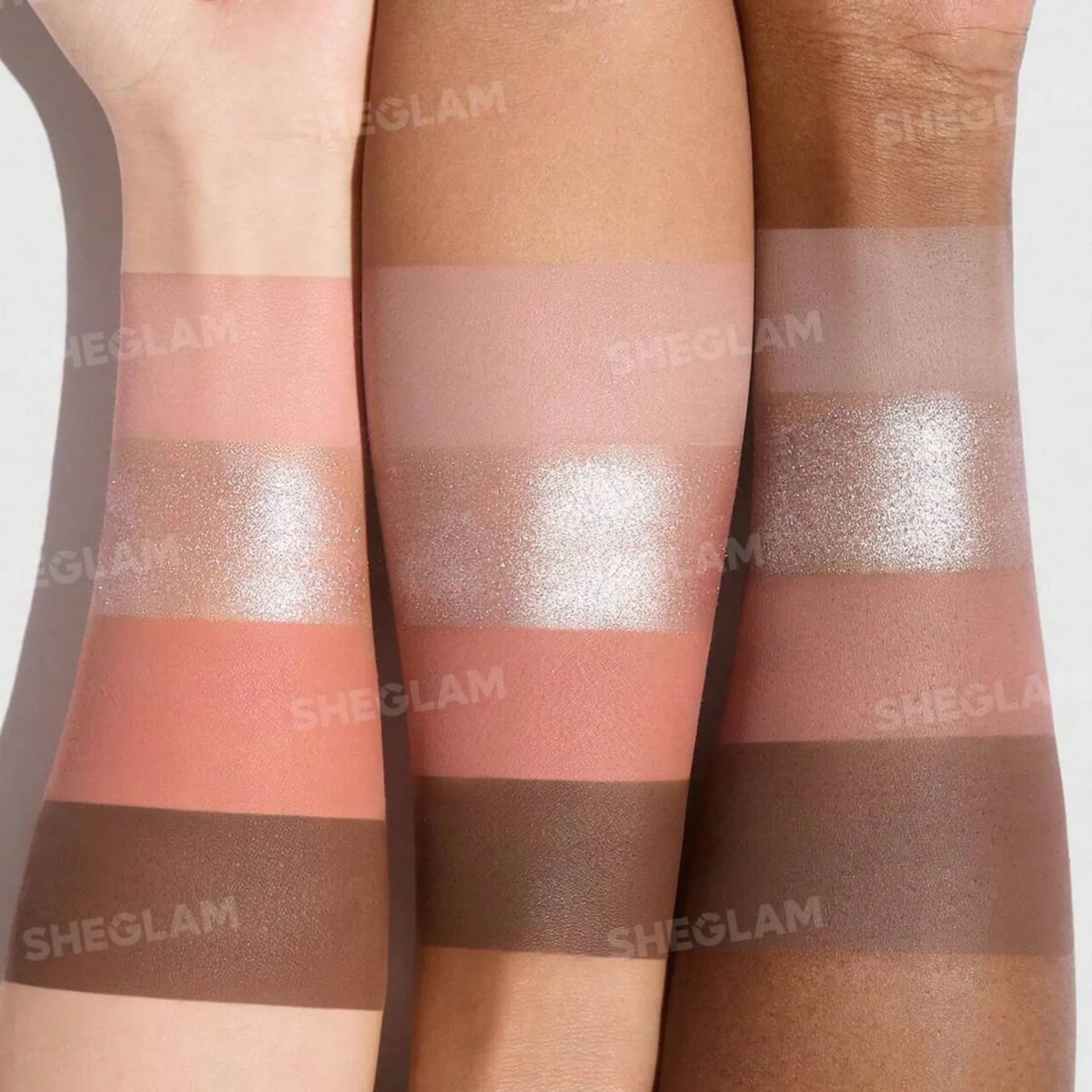 پالت سایه مینی شیگلمSHEGLAM مدل Daydreamer رنگ Pillow Fluff — تصویر ۳