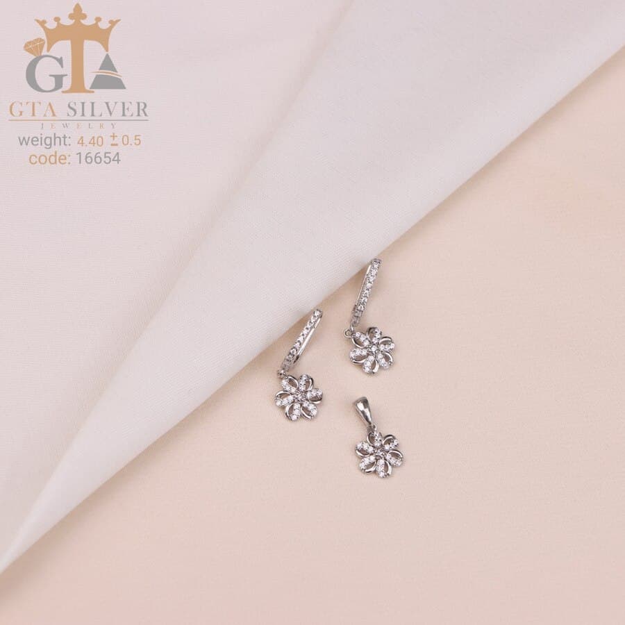 نیم ست نقره میکرو کد 16654