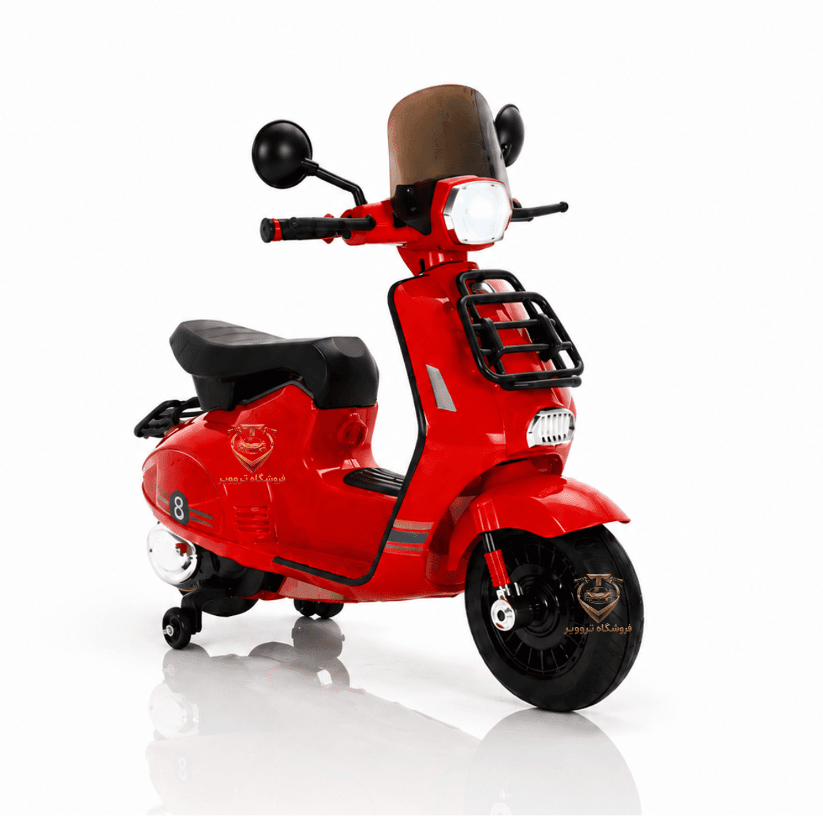 موتور شارژی وسپا بچگانه سایز بزرگ متالیک مدل 1177LP (VESPA)