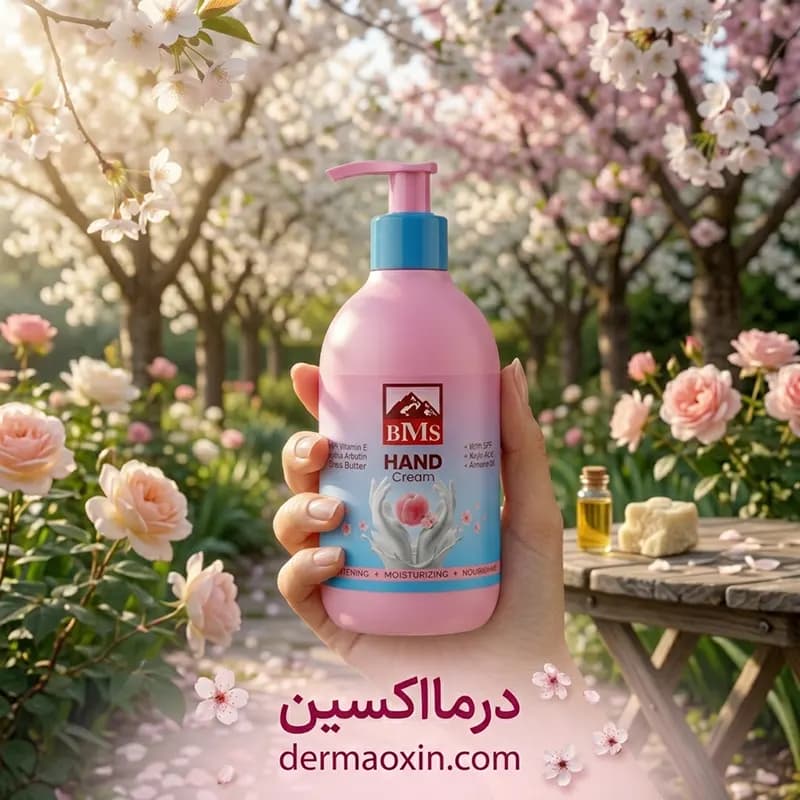 کرم دست روشن کننده و مرطوب کننده بی ام اس 300 میلی لیتر — تصویر ۳
