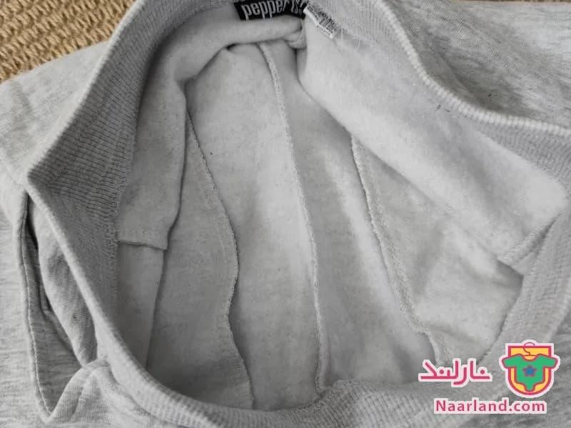 شلوار اسلش دورس داخل کرکی Peppetrs آلمان خاکستری ساده — تصویر ۲