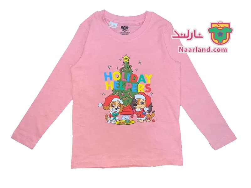 ست بلوز شلوار دخترانه Paw Patrol صورتی طرح سگهای نگهبان — تصویر ۵