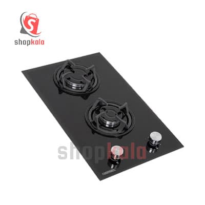 اجاق گاز صفحه ای شیشه ای دو شعله مدل A130 — تصویر ۵