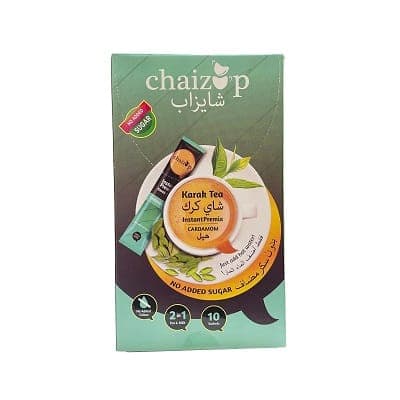 چای کرک هل بدون شکر چیزآپ ChaizUp بسته 10 عدی — تصویر ۳