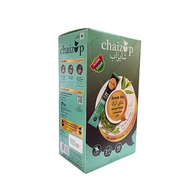 چای کرک هل بدون شکر چیزآپ ChaizUp بسته 10 عدی