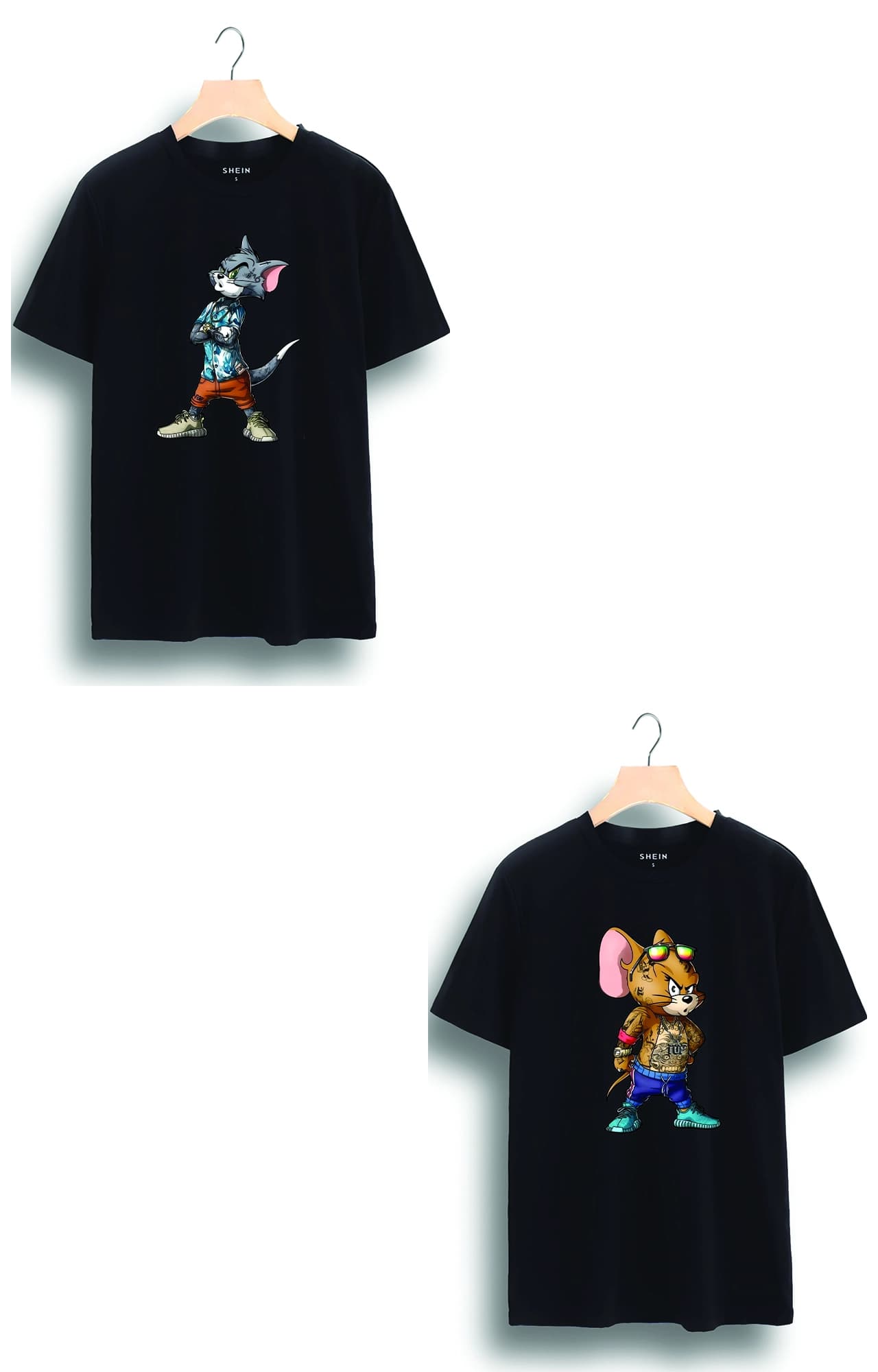 تیشرت ست نخ طرح تام و جری tom&jerry کد 4757