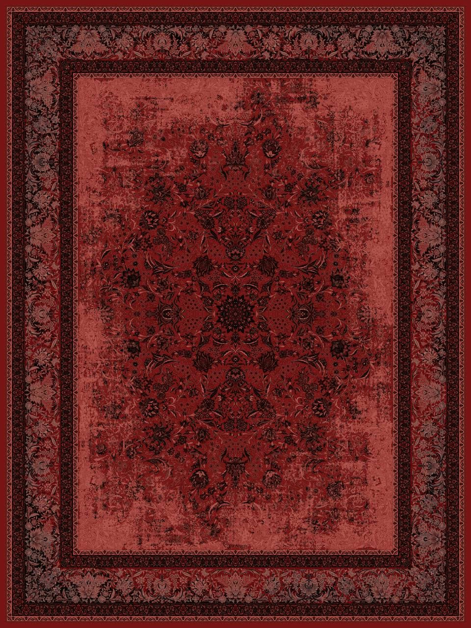 روفرشی کشدار سنتی مخمل شانل ابریشم کد R_f13559