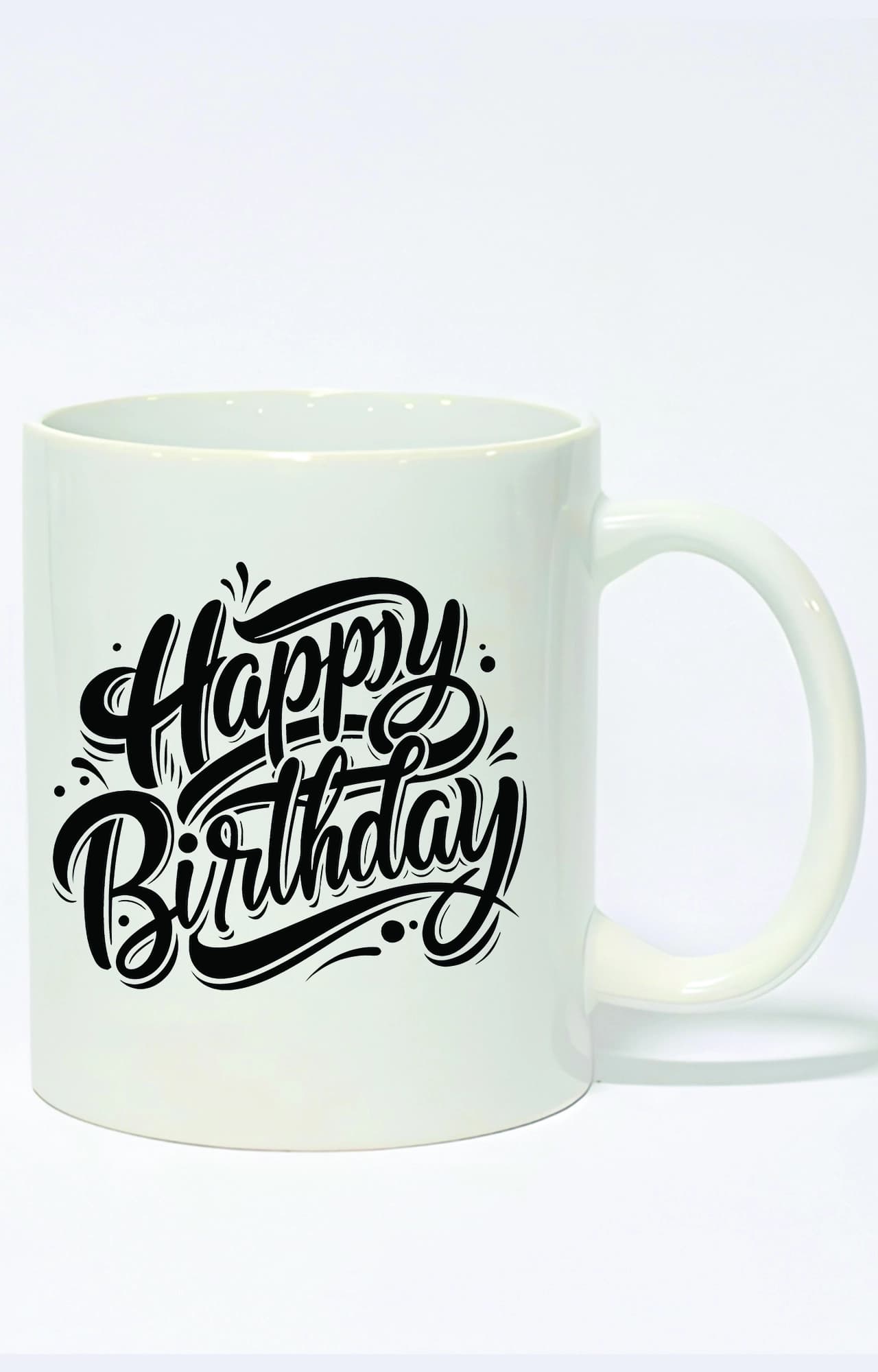 ماگ طرح تولد happy birthday کد 4816 — تصویر ۲