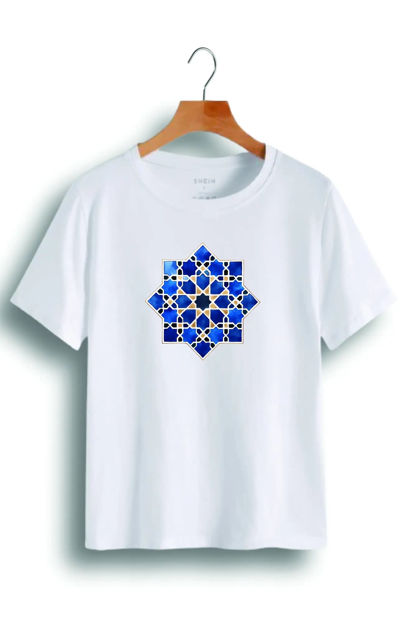 تیشرت نخ پنبه طرح سنتی کد 4166