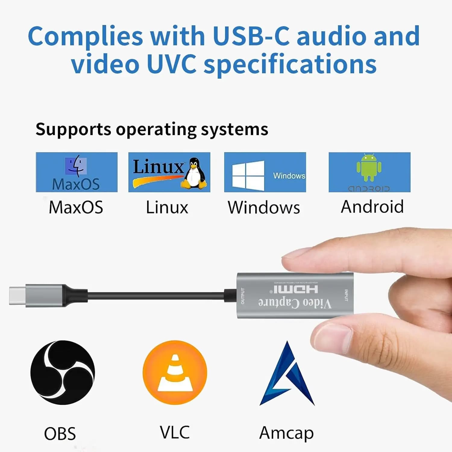کارت کپچر اکسترنال 4K HDMI Video Capture Card کد 28841 — تصویر ۳