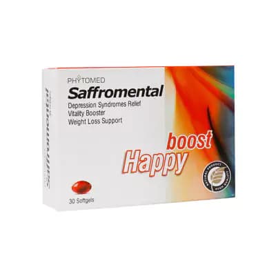 کپسول ژلاتینی سافرومنتال Saffromental فیتومد 30 عدد — تصویر ۲