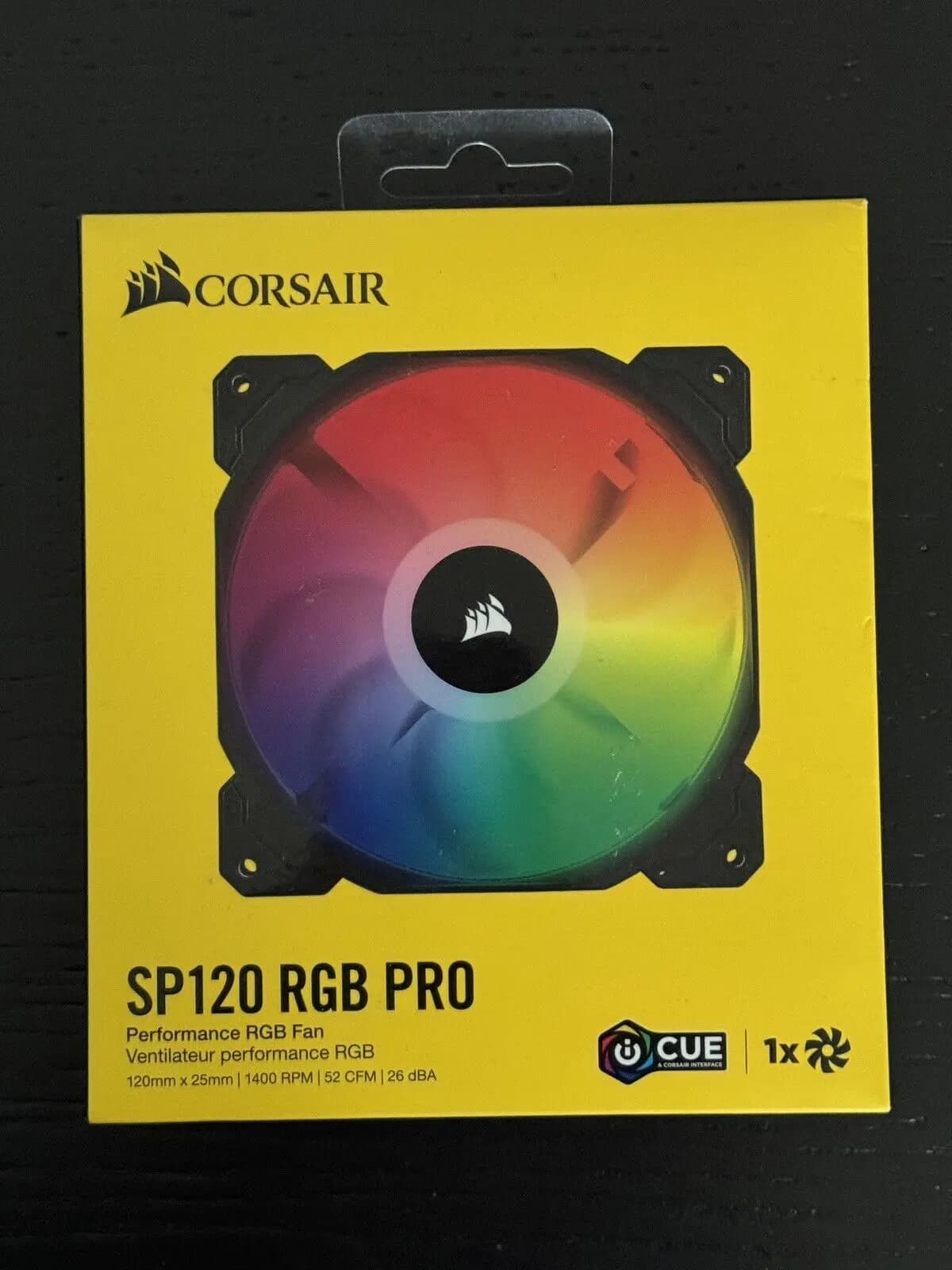 فن خنک کننده کورسیر مدل SP120 RGB PRO – استوک — تصویر ۲