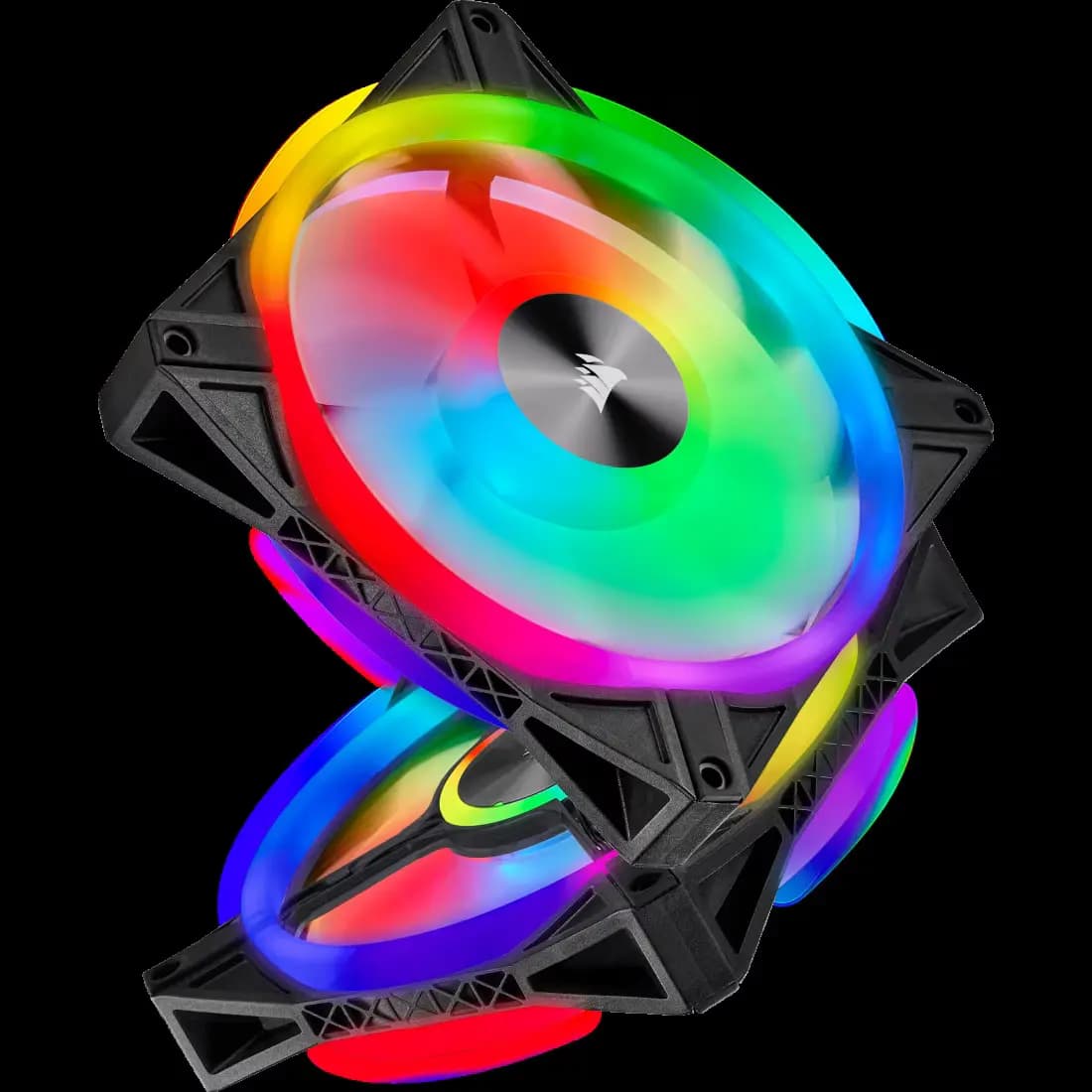 فن کیس کامپیوتر برند Corsair مدل iCUE QL140 RGB — تصویر ۷