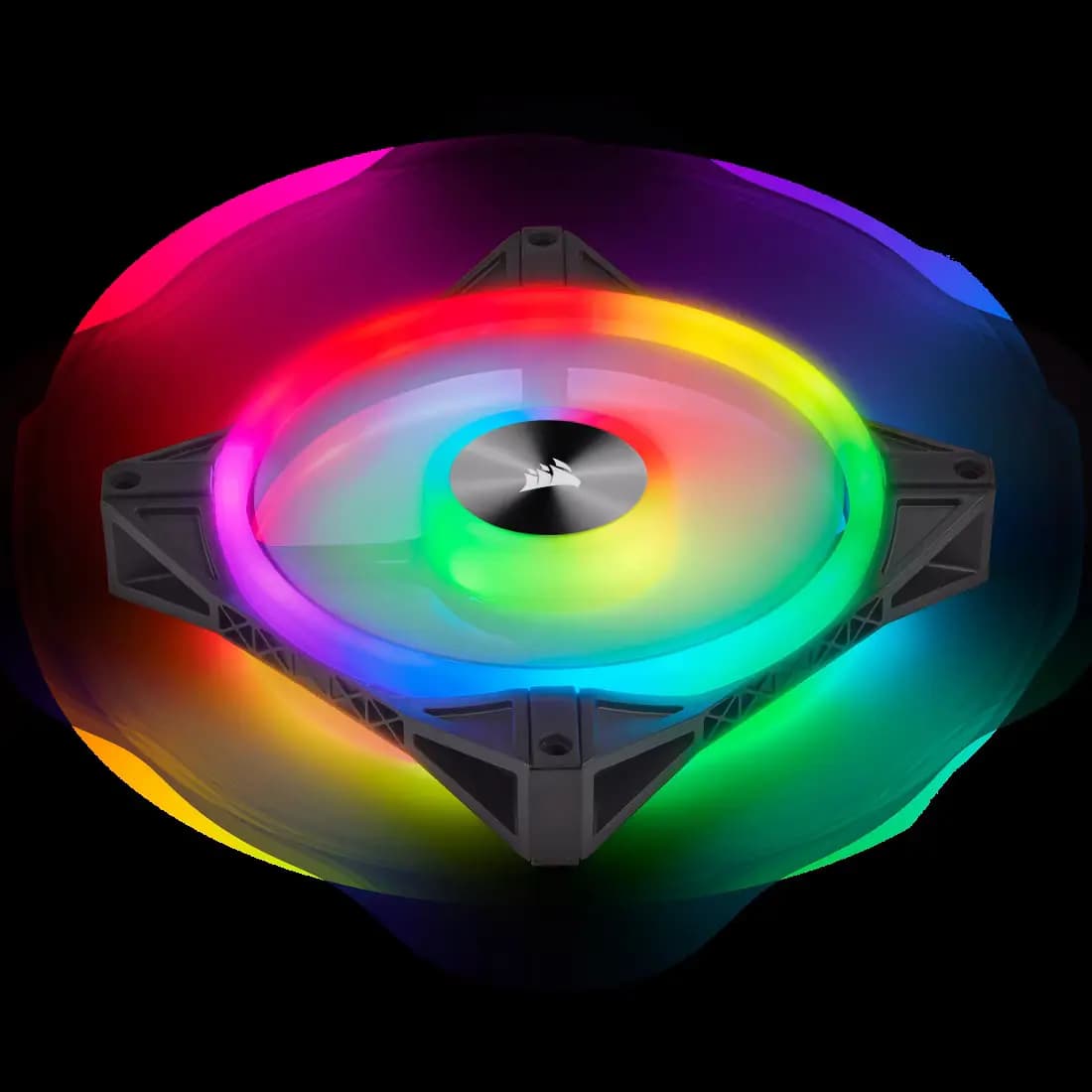 فن کیس کامپیوتر برند Corsair مدل iCUE QL140 RGB — تصویر ۸
