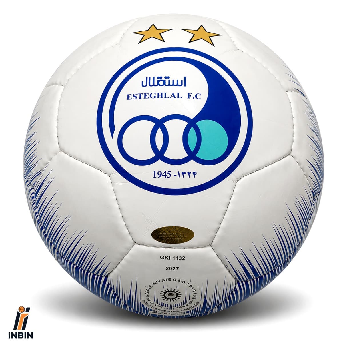 توپ فوتبال چرم استقلال جدید 2026 سایز 5 کد 69407