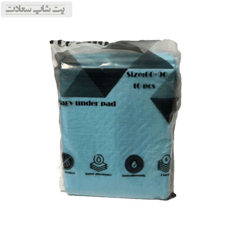 زیرانداز بهداشتی اکوپد سایز 60*90 بسته 10 عددی