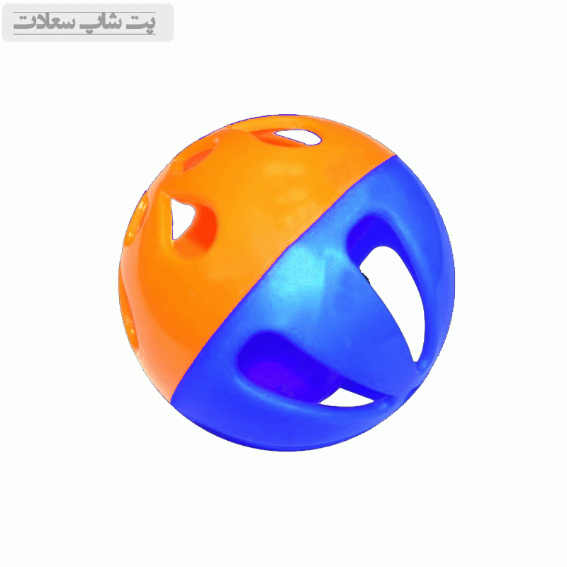 توپ اسباب بازی زنگوله دار حیوانات مدل مشا قطر 5 سانت — تصویر ۲