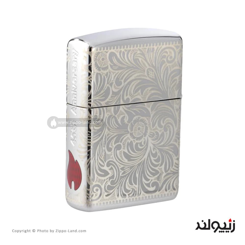 فندک زیپو مدل Venetian 45th Anniversary limited edition کد 60004949 — تصویر ۴