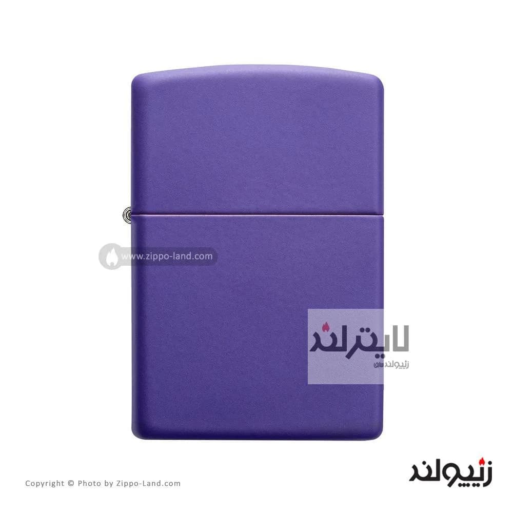 فندک زیپو مدل Classic Purple Matte کد 237