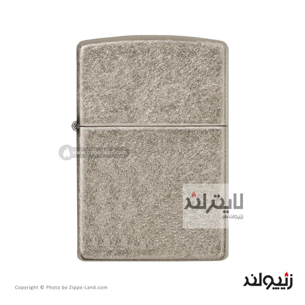 فندک زیپو مدل Armor Antique Silver Plate کد 28973