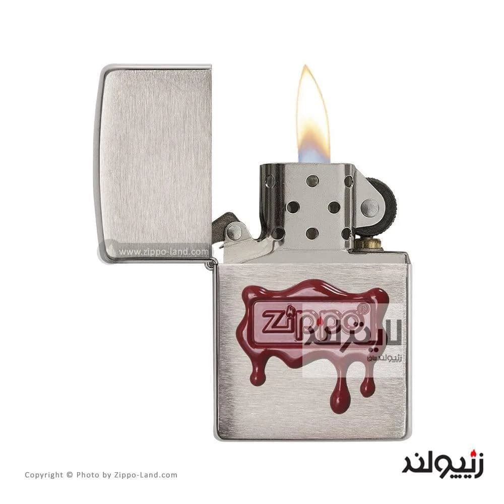 فندک زیپو مدل Red Wax Seal کد 29492 — تصویر ۳