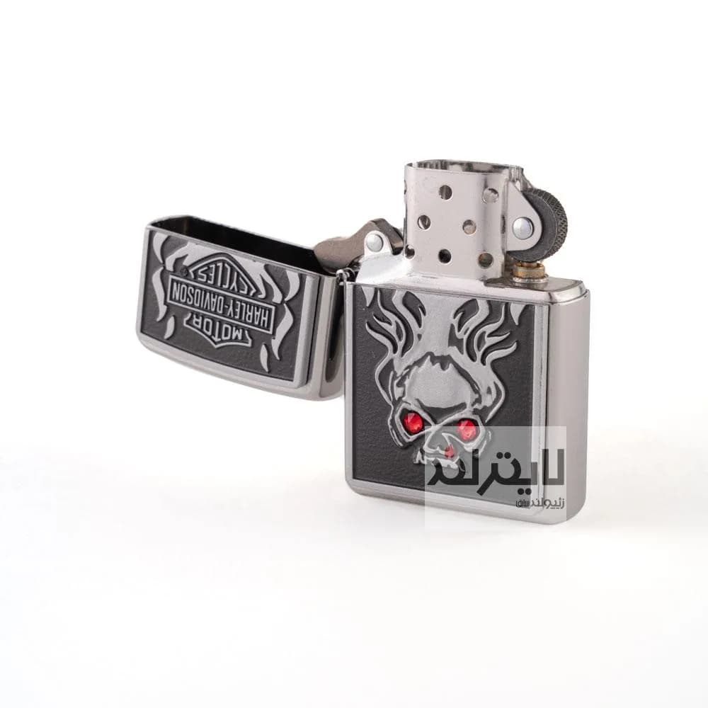 فندک زیپو مدل Harley Davidson Skull Emblem کد 28267 — تصویر ۴