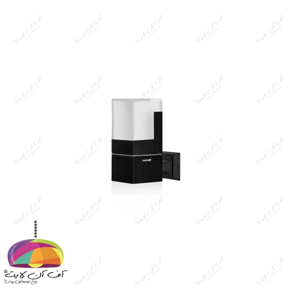 چراغ دیواری حیاطی مدل آترین شب تاب