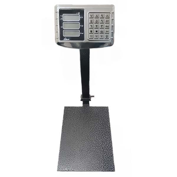 ترازو 150 کیلویی شیراز ترازو | تاشو | نمایشگر دوطرفه دکمه استیل | کفه 40*30