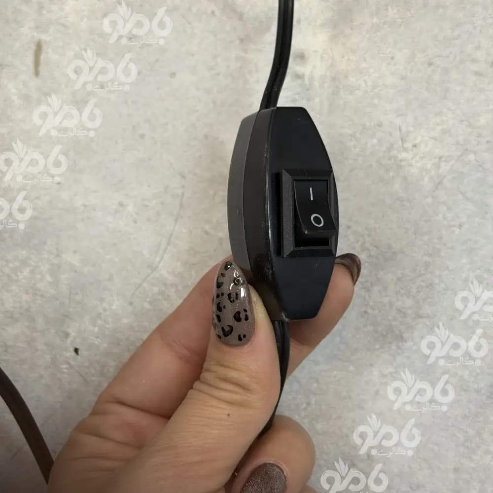 آباژور شمعدانی چوبی کد 015 — تصویر ۶