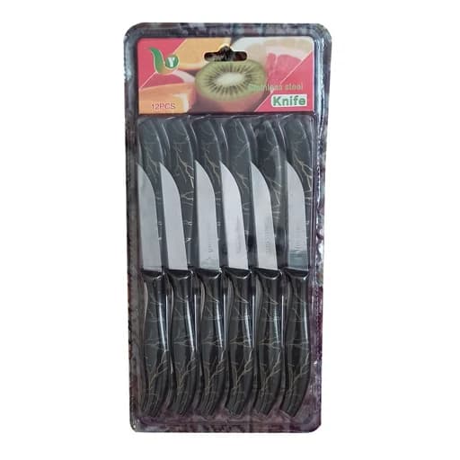 کارد میوه خوری مدل m-1 بسته 12 عددی