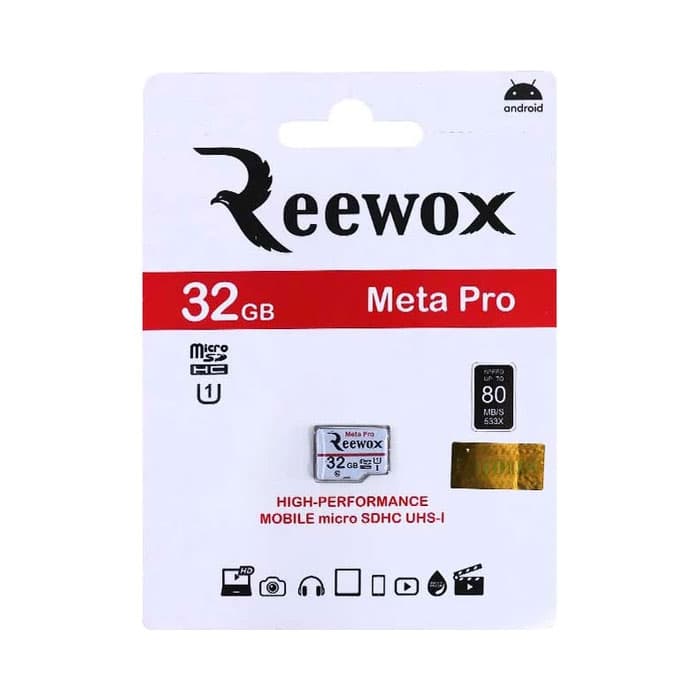 کارت حافظه میکرو 32 گیگ Reewox