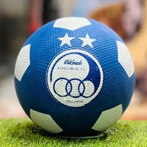 توپ فوتبال لاستیکی بتا طرح استقلال کد TOP99 — تصویر ۳