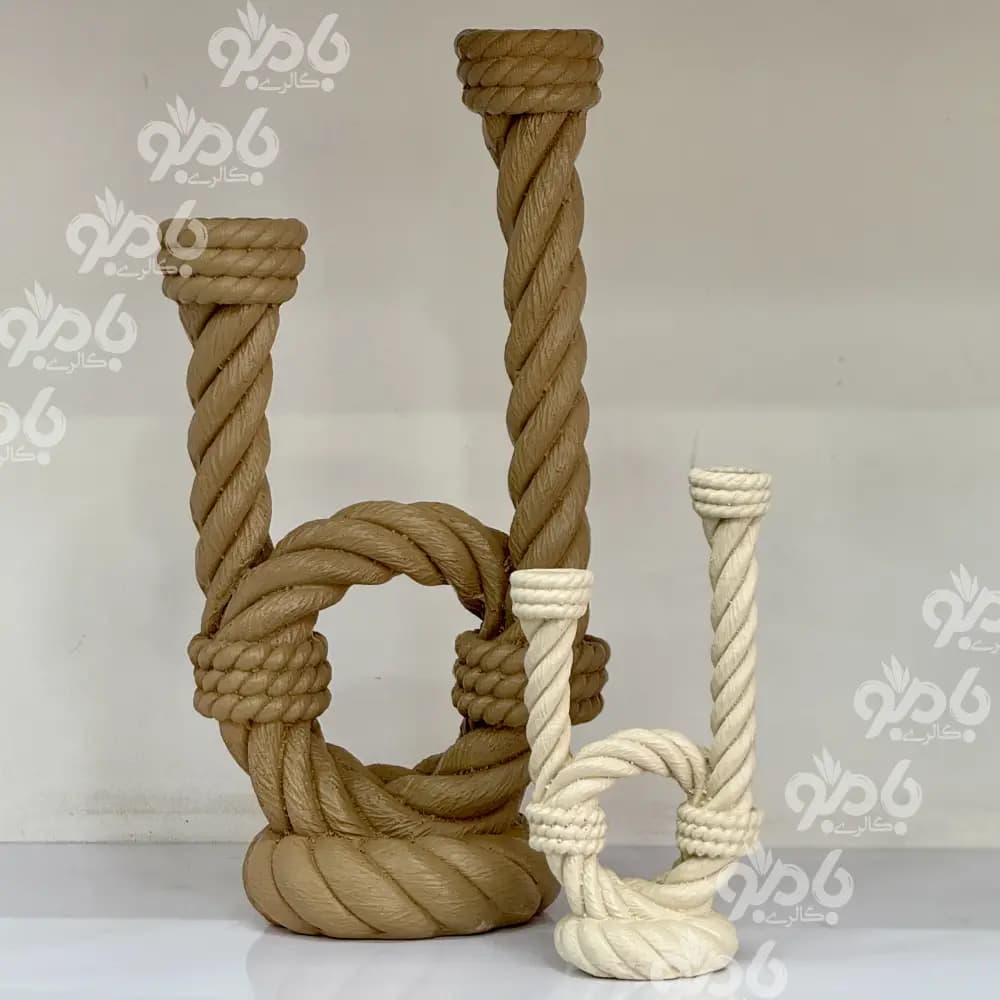 جاشمعی رزین طنابی دو سر جفتی 2سایز