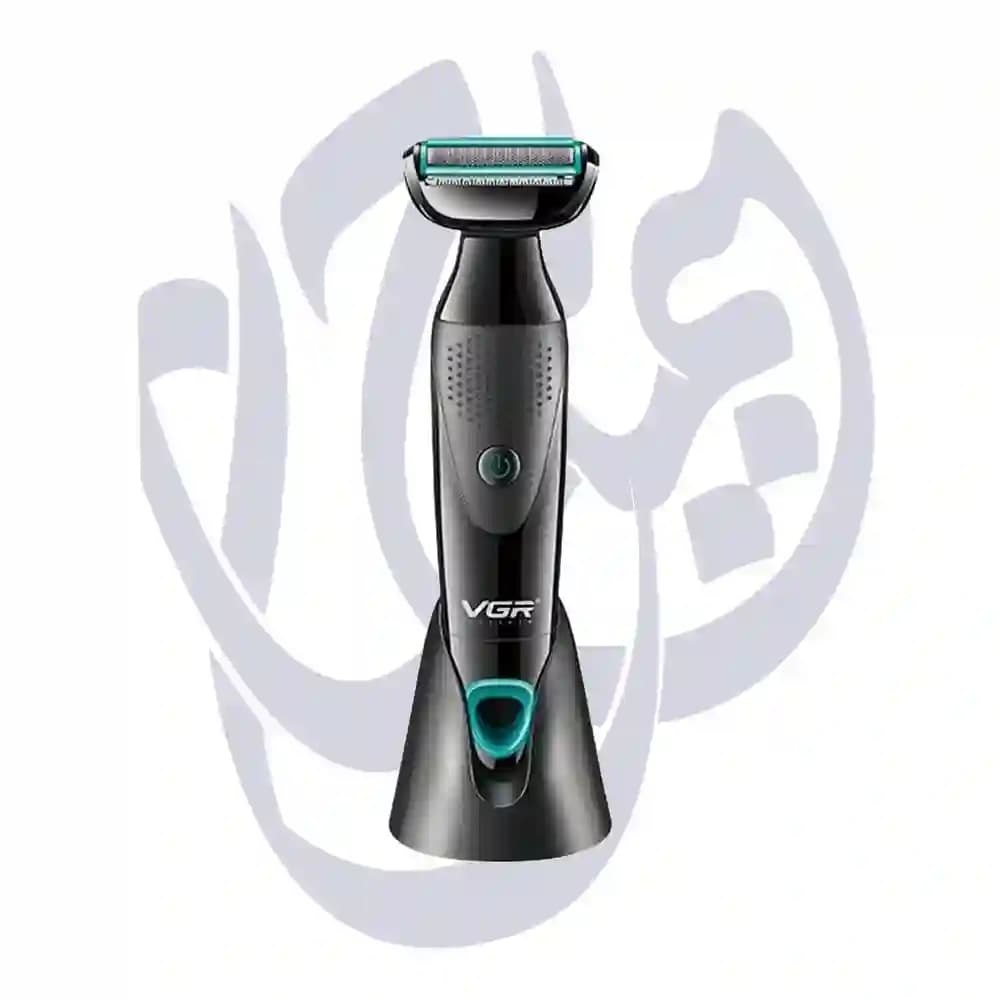 ماشین اصلاح موی صورت و بدن وی جی ار مدل V-601 (بادی گروم)