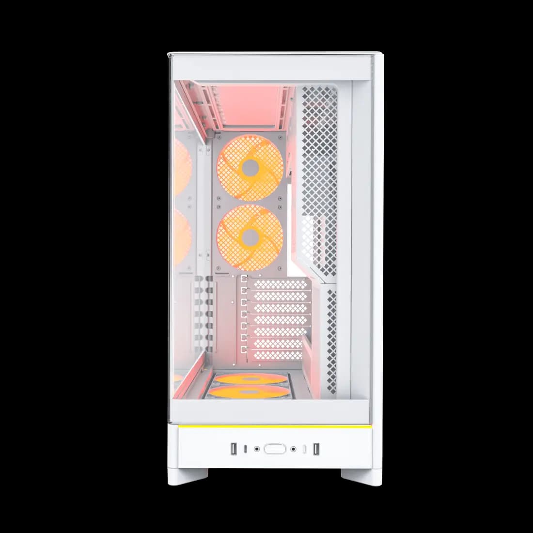 کیس گیمینگ مونتک مدل HS02 PRO White — تصویر ۷