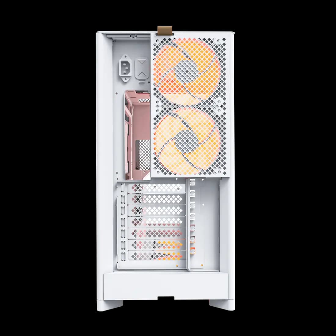 کیس گیمینگ مونتک مدل HS02 PRO White — تصویر ۵