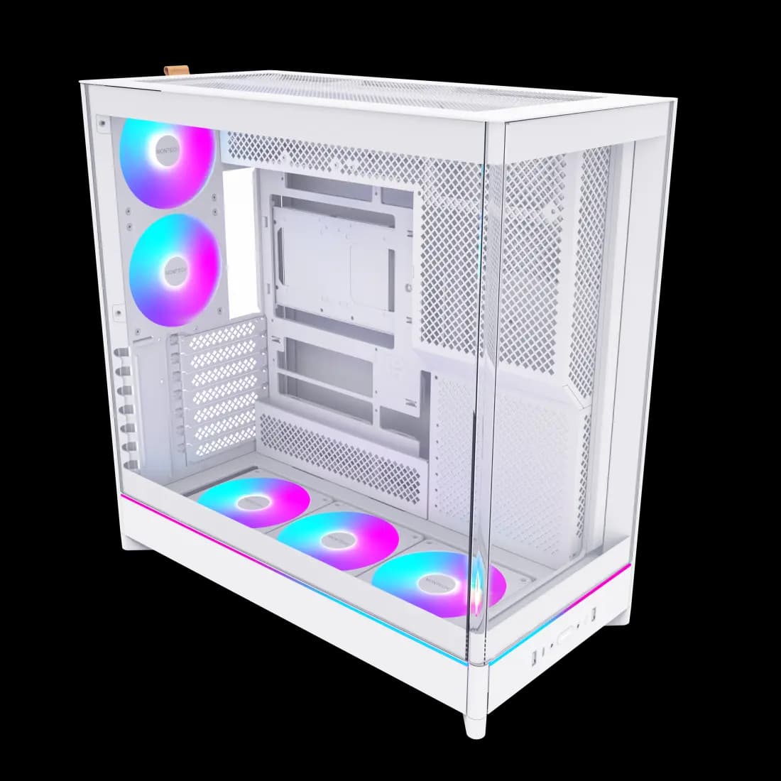 کیس گیمینگ مونتک مدل HS02 PRO White