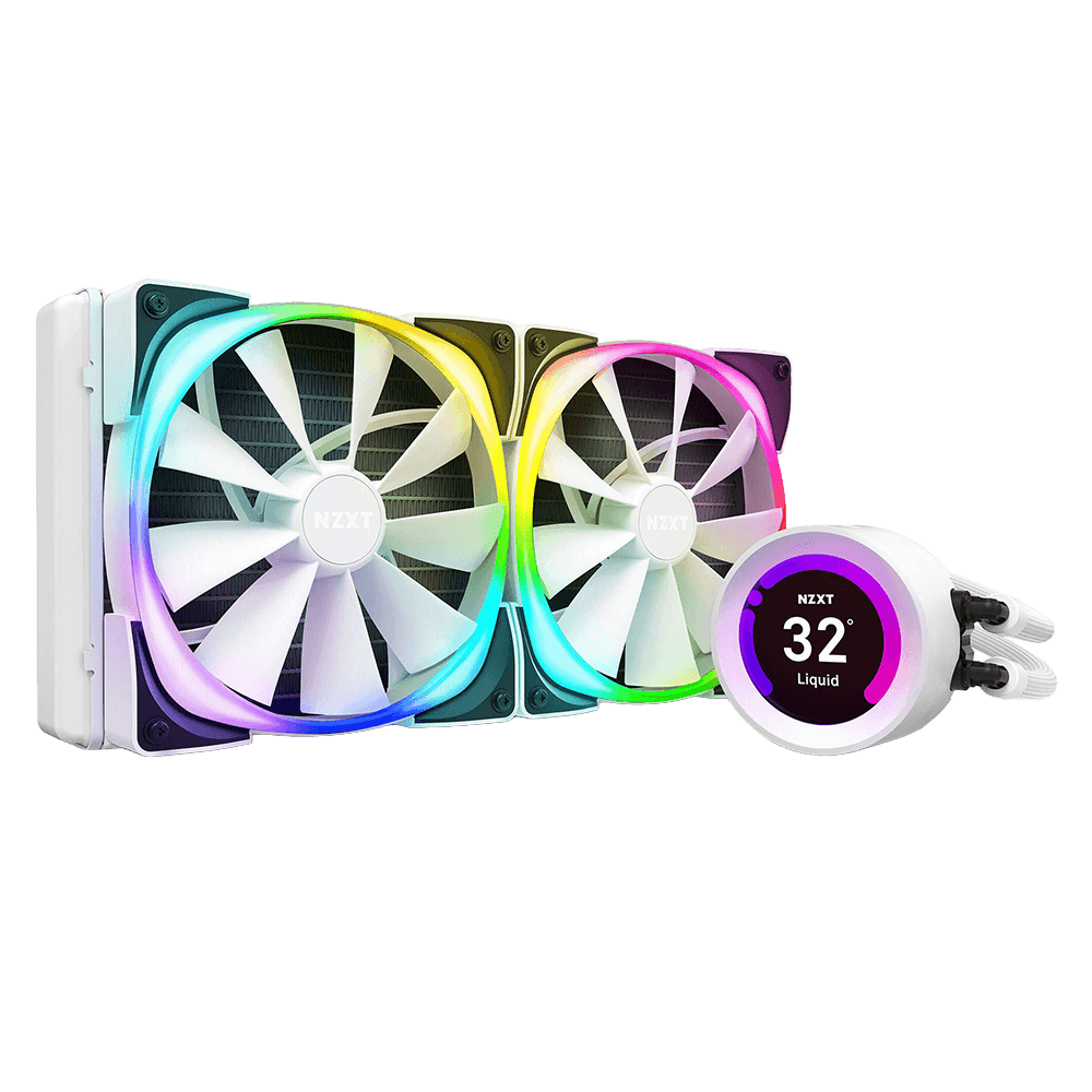خنک کننده مایع پردازنده NZXT مدل Kraken Z63 RGB White