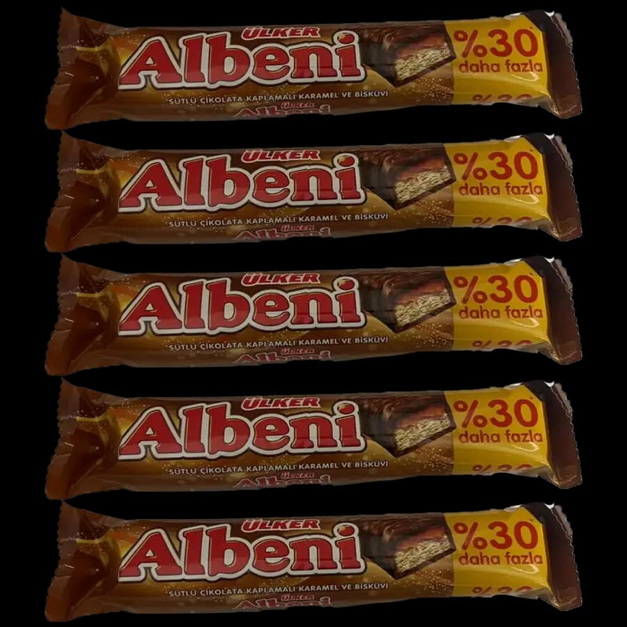 شکلات آلبنی 52 گرم دوبل (Albeni) اولکر 5 عددی