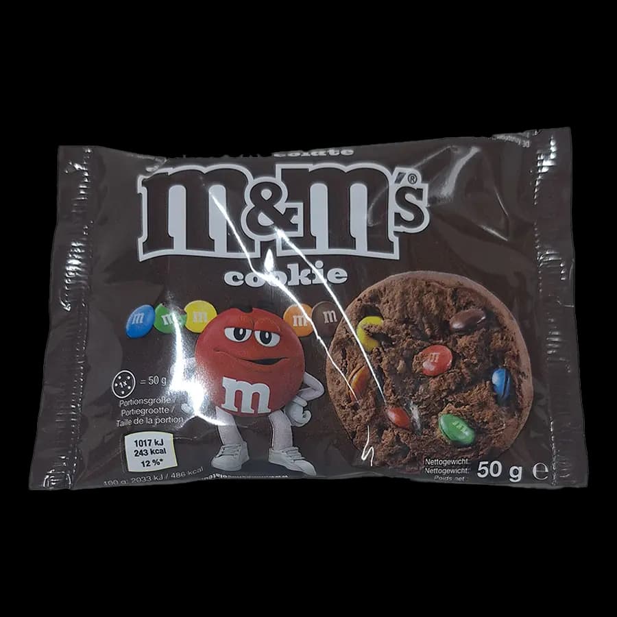 کوکی شکلاتی با اسمارتیز ام اند ام (M&M’s) 50 گرمی