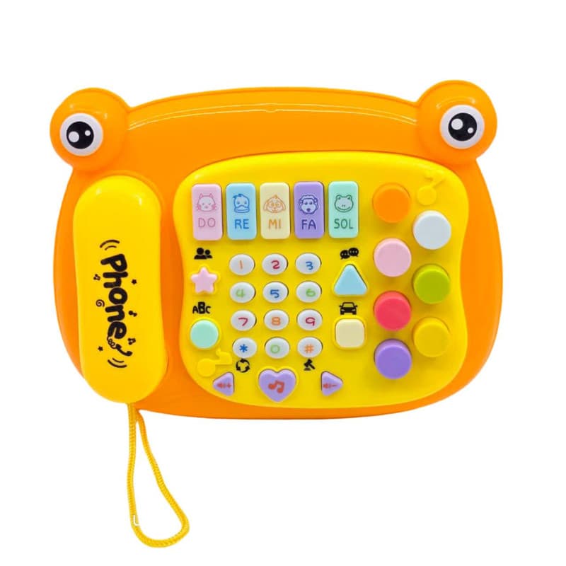 اسباب بازی ناب سل مدل تلفن قورباغه موزیکال toy telephone music