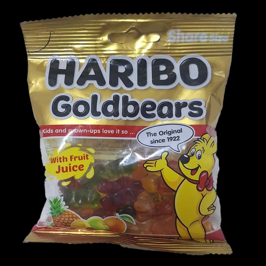 پاستیل هاریبو 80 گرمی مدل خرسی طلایی (Goldbears)