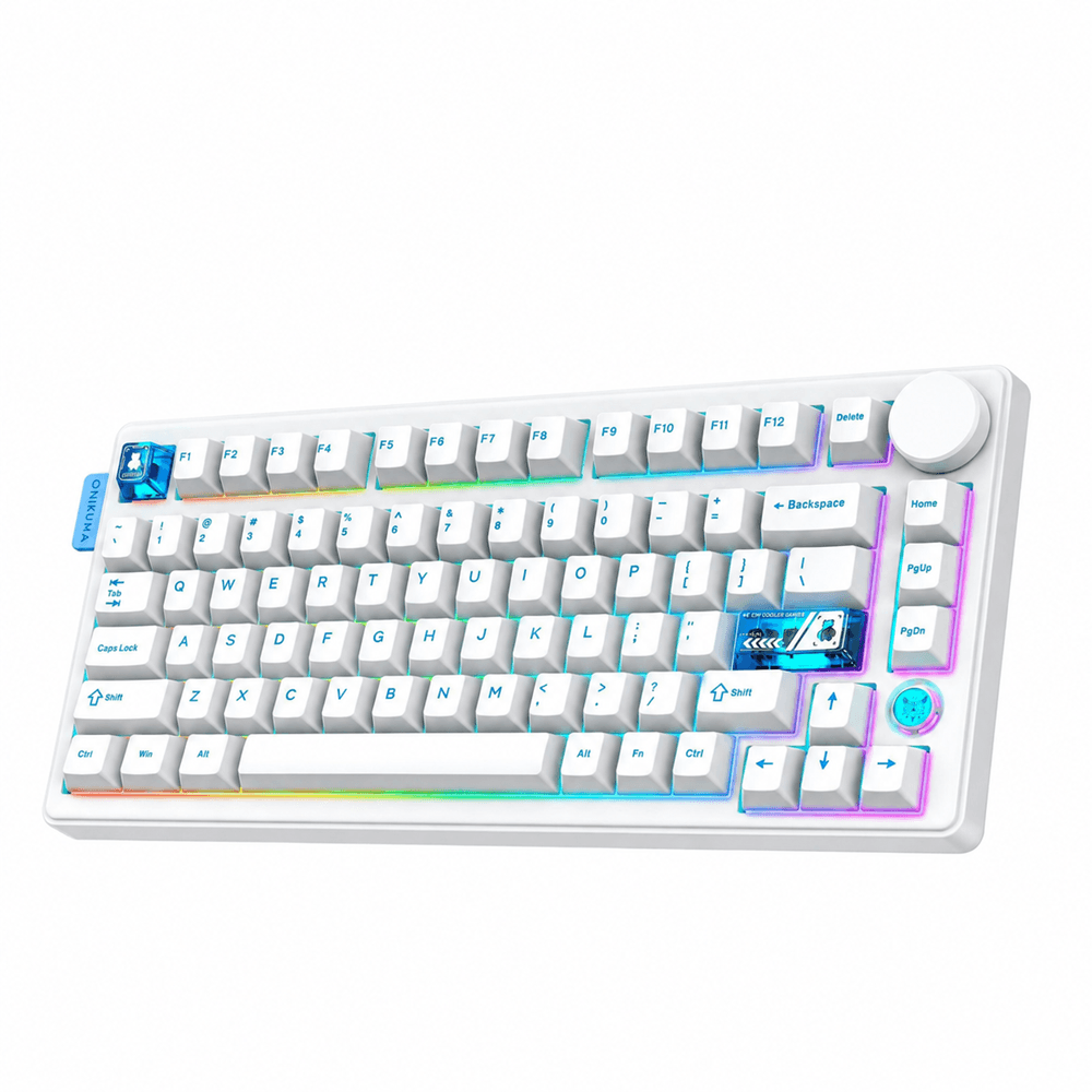 کیبورد گیمینگ اونیکوما مدل MT706 WHITE SPECIAL SWITCH WLS — تصویر ۳