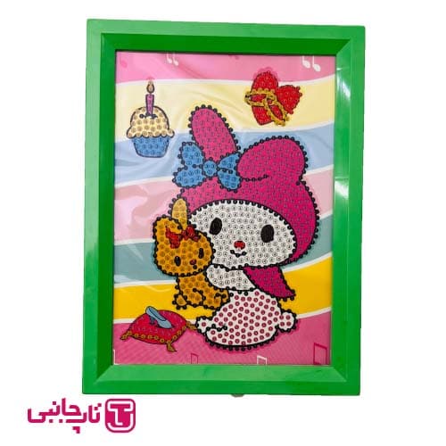 بازی آموزشی مدل ساخت تابلو نقاشی الماسی طرح کرومی A168-H10