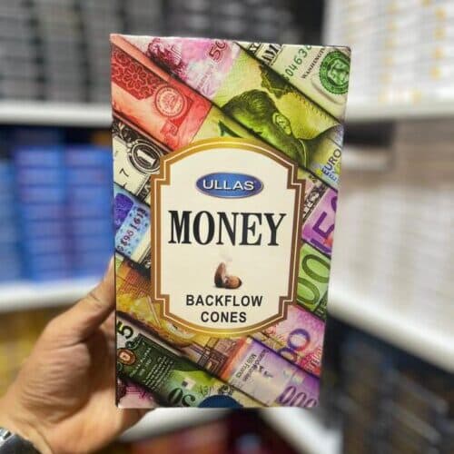 فروش عمده پک 12 عددی عود آبشاری مانی(MONEY) برند اولاس (ULLAS)