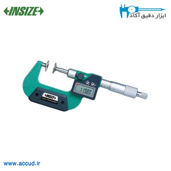 میکرومتر دیسکی دیجیتال 50-25 میلی متر INSIZE (با گارانتی رسمی شرکت اینسایز) مدل 3594-50 — تصویر ۲